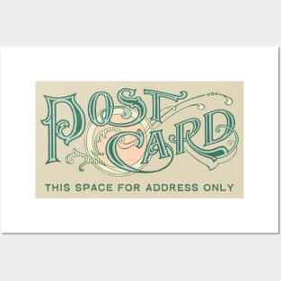 Postcard Collector Fancy Antique Lettering Design Posters and Art